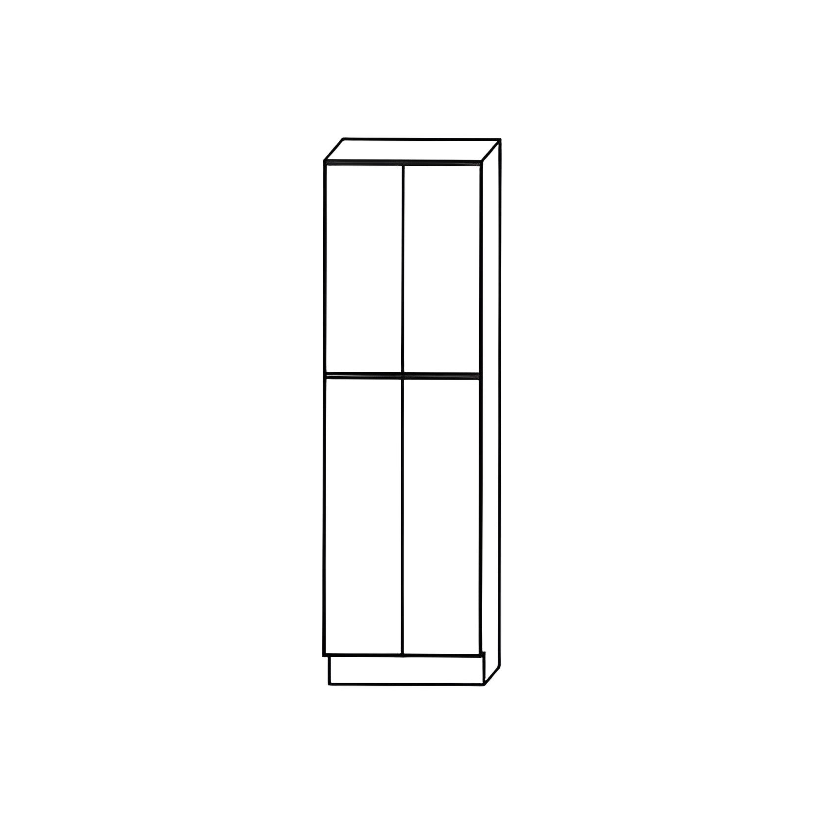 U249624 Grey Shaker Pantry Cabinet — Modern Style - RenoShop