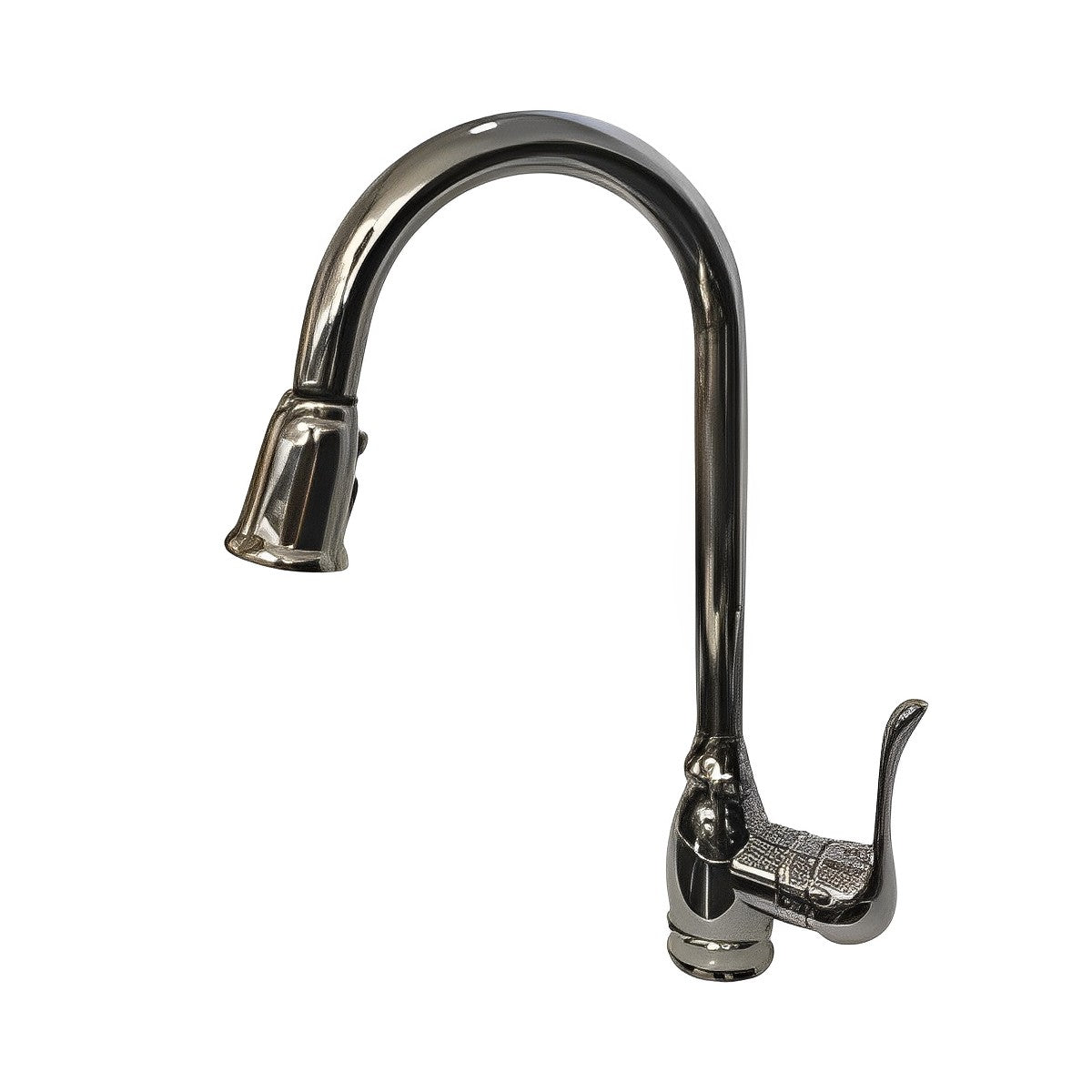 Brushed Nickel Single Handle Kitchen Faucet CZ805102BN - RenoShop