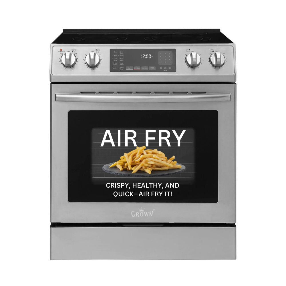 30 Inch Electric Range Freestanding Self Clean Front Control & Air Fry ARE3001 Canada - RenoShop