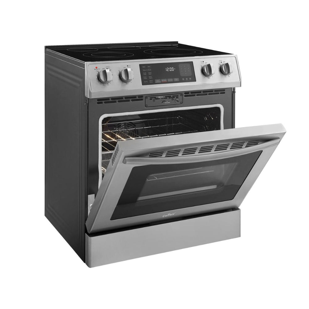 30" Electric Range Freestanding Self Clean & Air Fry ARE3001 - Semi-Open