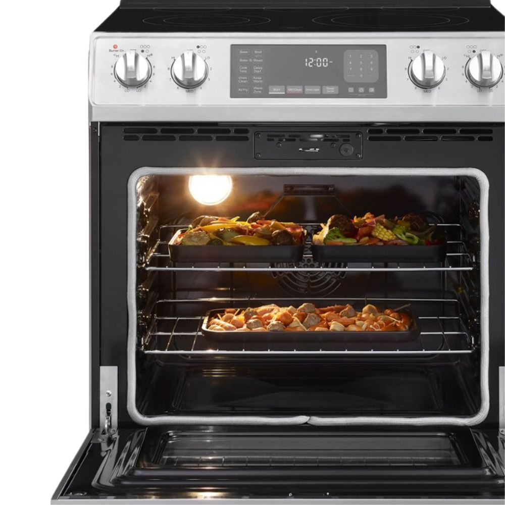 30" Electric Range Freestanding Self Clean & Air Fry ARE3001 - Open 2