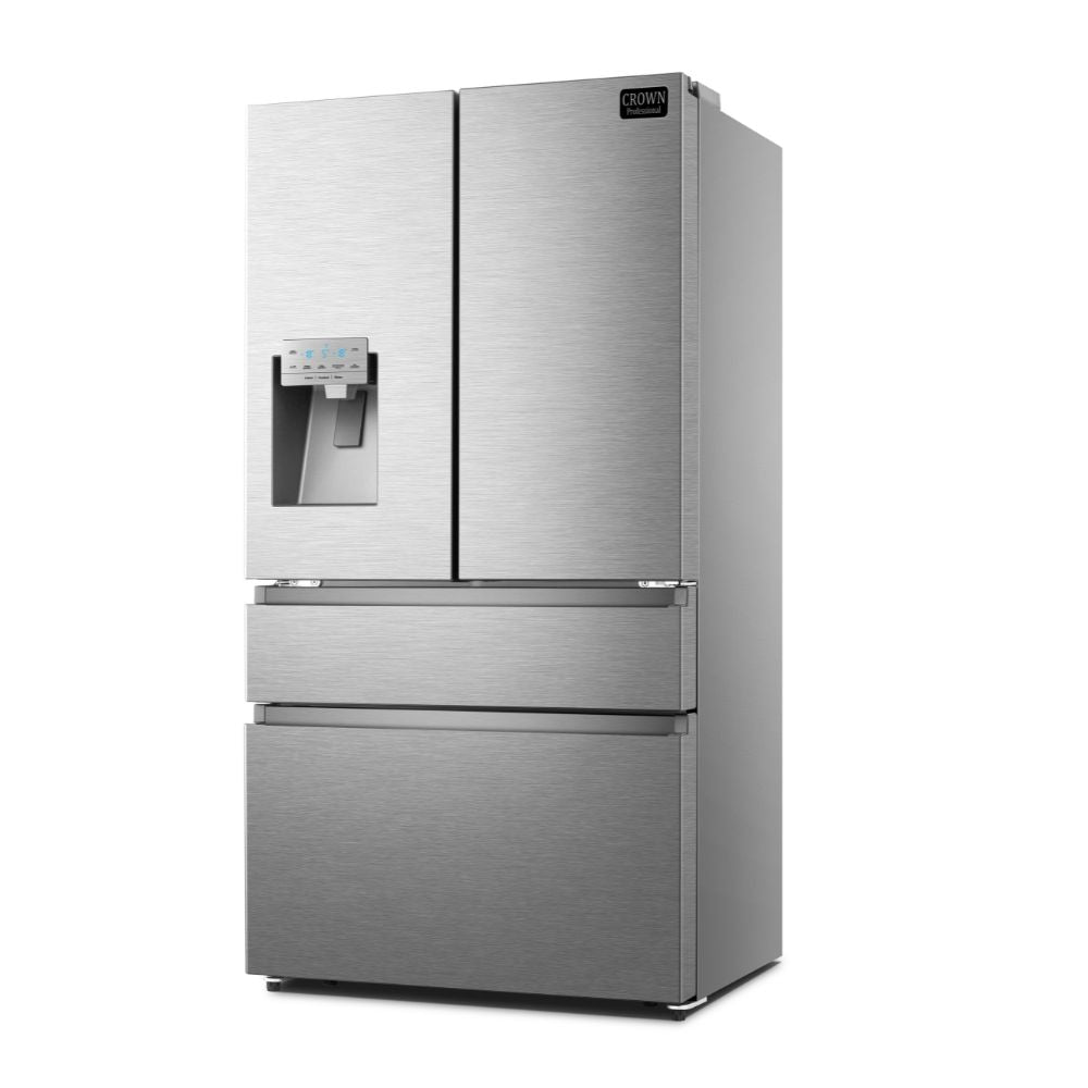 Crown 36" Professional French Door Refrigerator with Ice & Water Dispenser ARF3601 - Left