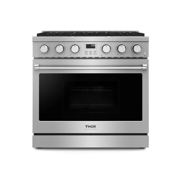 36" Contemporary Professional Gas Range in Stainless Steel ARG36 - RenoShop