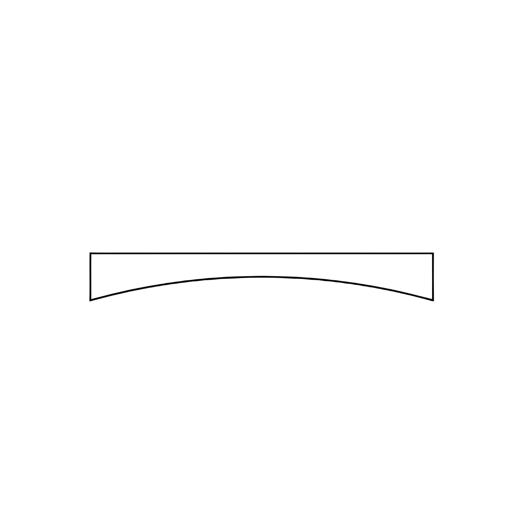 VA30 White Oak Arched Valance - RenoShop