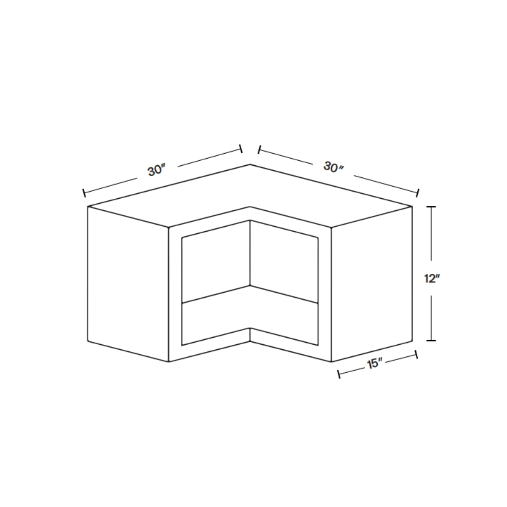 30" x 12" Closet Corner Section CL-ER3012