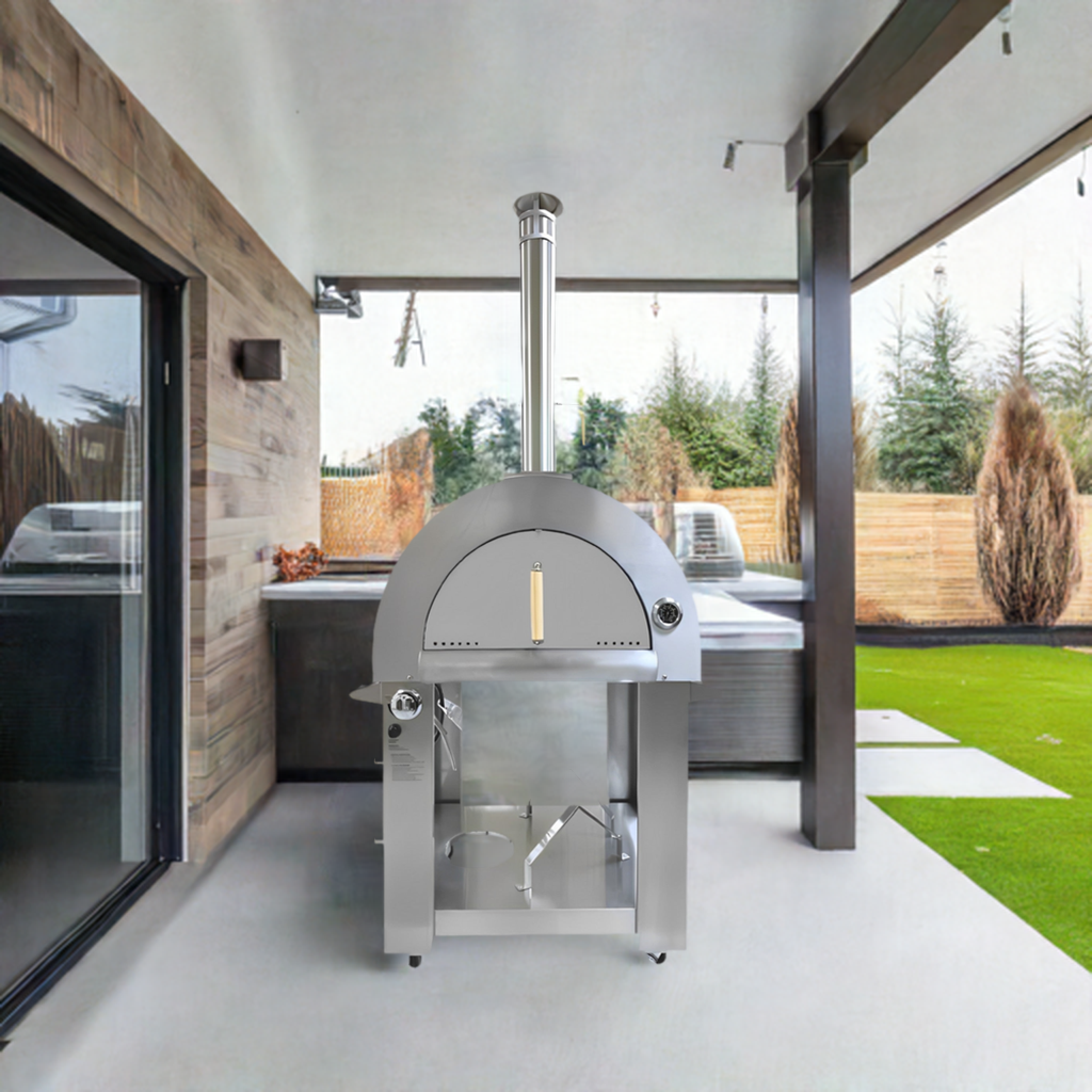 Gas fired outdoor pizza oven hot sale