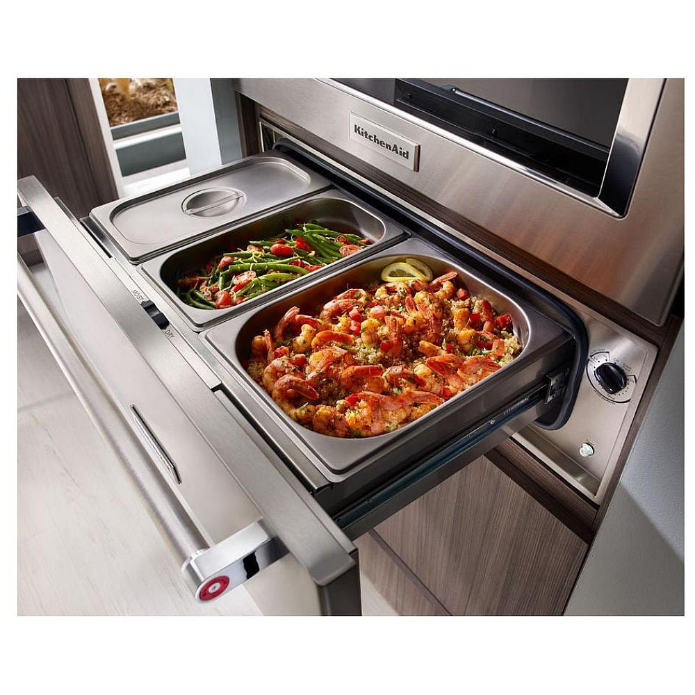 KitchenAid 30" Slow Cook Warming Drawer, Stainless Steel KOWT100ESS - Open box (Showroom Model)