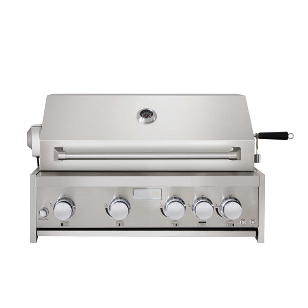 30" 4-Burner Powerful 59000 BTUs Stainless Steel Gas BBQ Grill w/ Rotisserie CR04SS304 - RenoShop