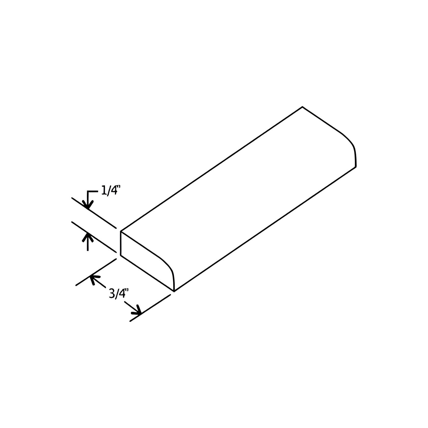 SM8(SCR) High Gloss Grey Scribe Moulding - RenoShop