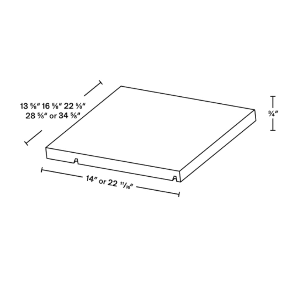 Shelf Panel Closet Accessory CL-S15D