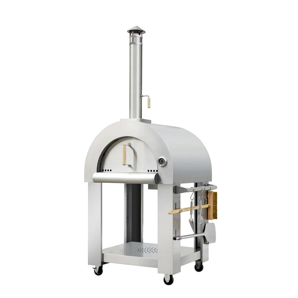 Wood Fired Stainless Steel Outdoor Pizza Oven HPO01SS - RenoShop