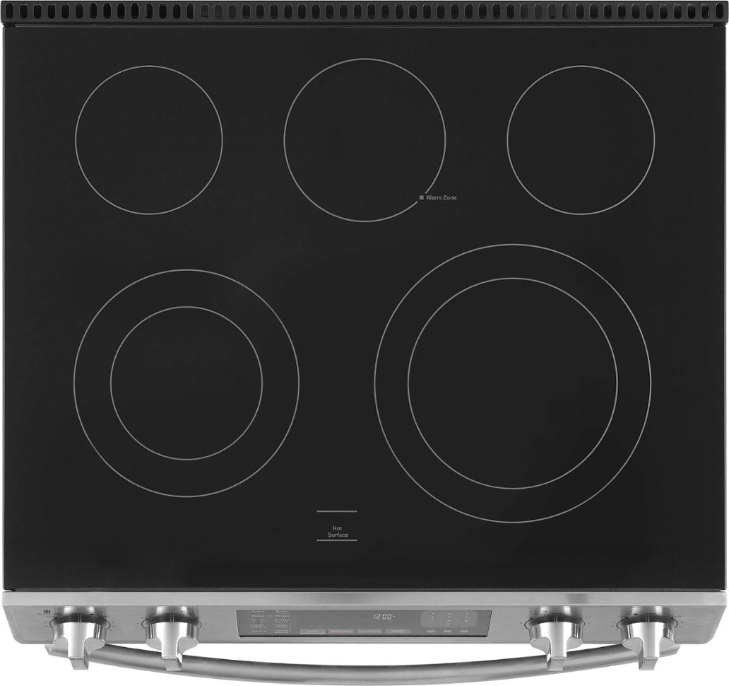 30" Electric Range Freestanding Self Clean & Air Fry ARE3001 - Top
