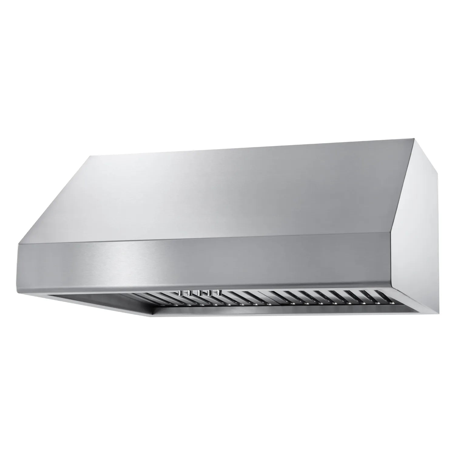 24 Inch Under Cabinet Range Hood Thor Kitchen TRH2406   Thor Kitchen 24 Inch Range Hood Stainless Angle TRH2406.webp