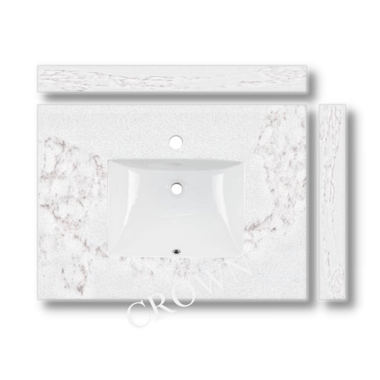 31 inch quartz vanity top