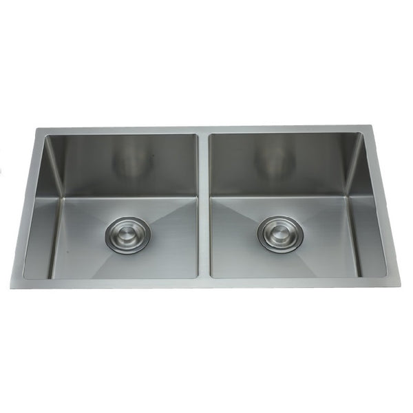 RFD 3218A-R10 Stainless Steel Double Undermount Kitchen Sink - RenoShop