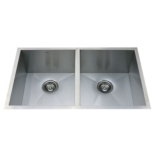 RFD 3218A-R6 Stainless Steel Double Undermount Kitchen Sink - RenoShop