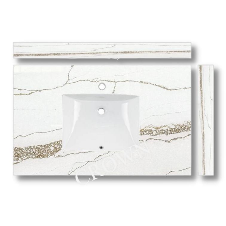 37 inch quartz vanity top