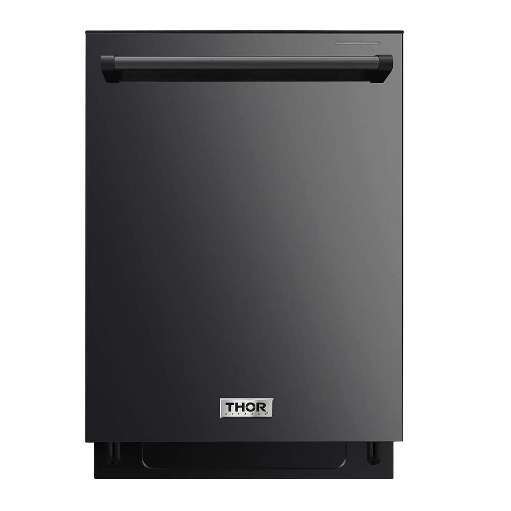 24" Black Stainless Steel Dishwasher HDW2401BS - RenoShop