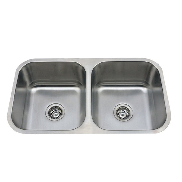 RFD 502A Stainless Steel Double Undermount Kitchen Sink - RenoShop