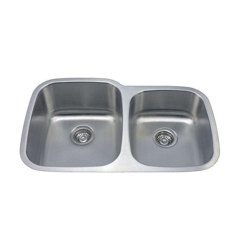 RFD 503CL Stainless Steel Double Undermount Kitchen Sink - RenoShop