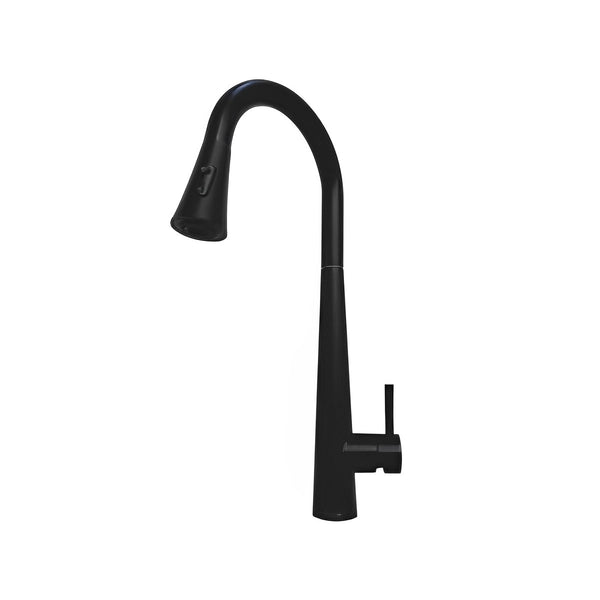 Matte Black Single Handle Kitchen Faucet CM55040MB - RenoShop