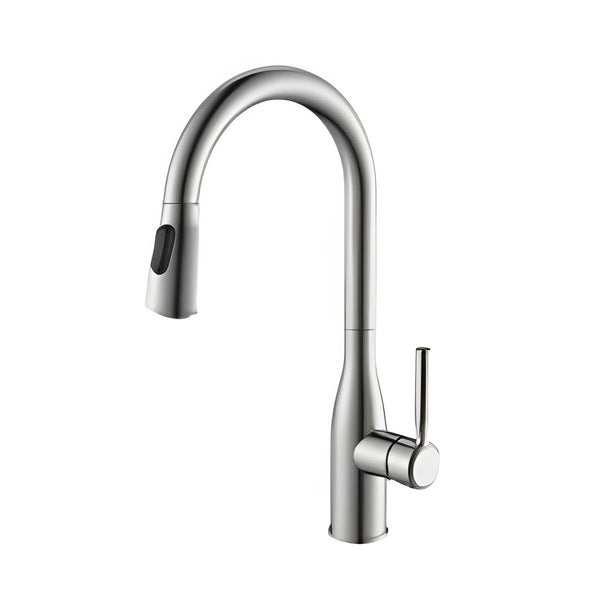 Polished Chrome Single Handle Kitchen Faucet CM55042PC - RenoShop