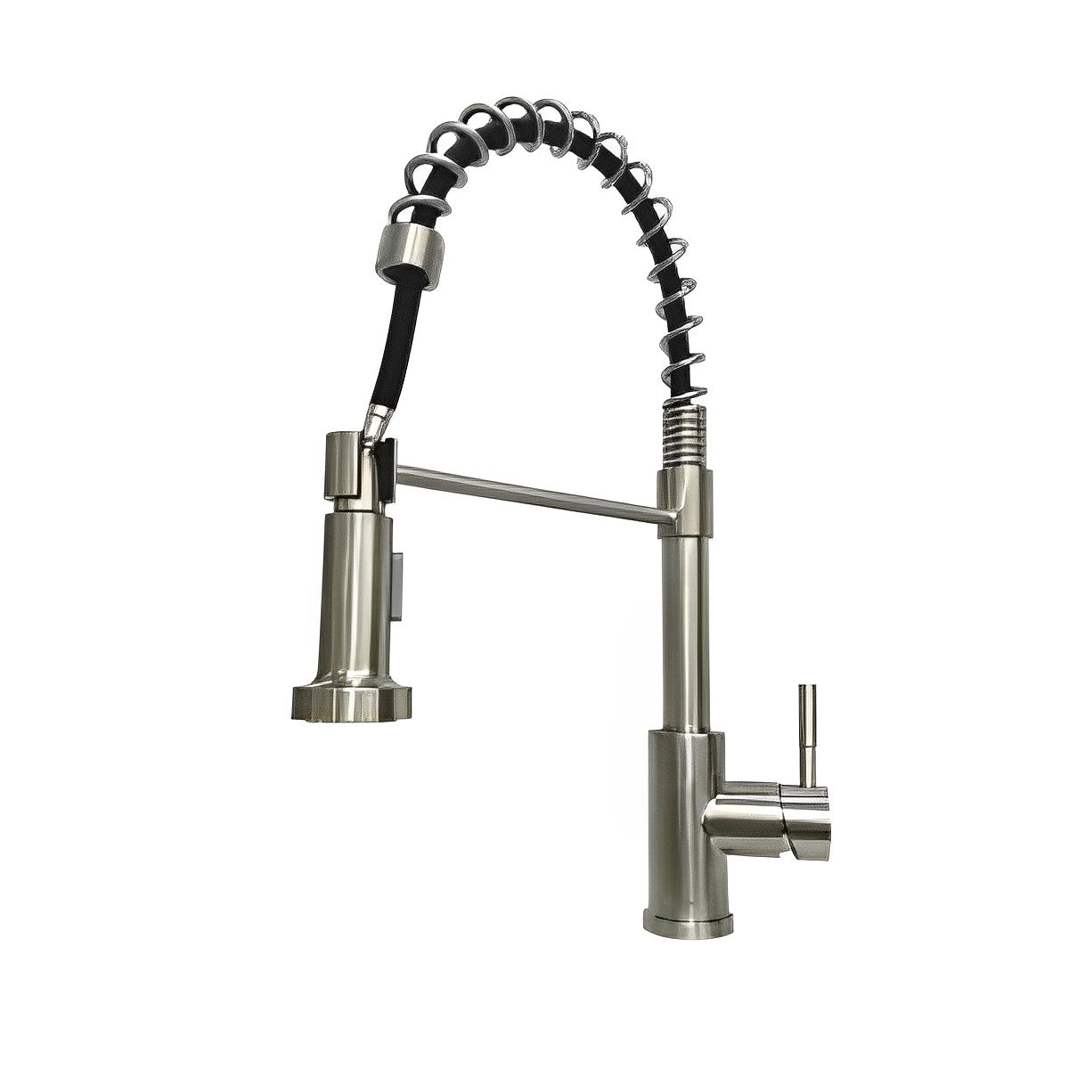 Brushed Nickel Single Handle Kitchen Faucet CM55077BN - RenoShop