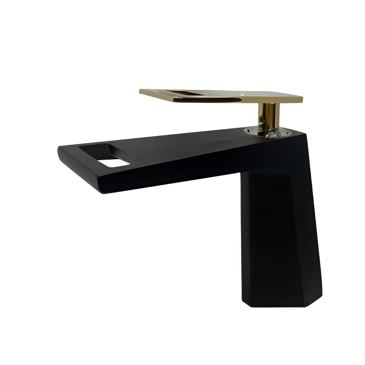 Black & Gold Bathroom Faucet CZ344001BL+GD - RenoShop