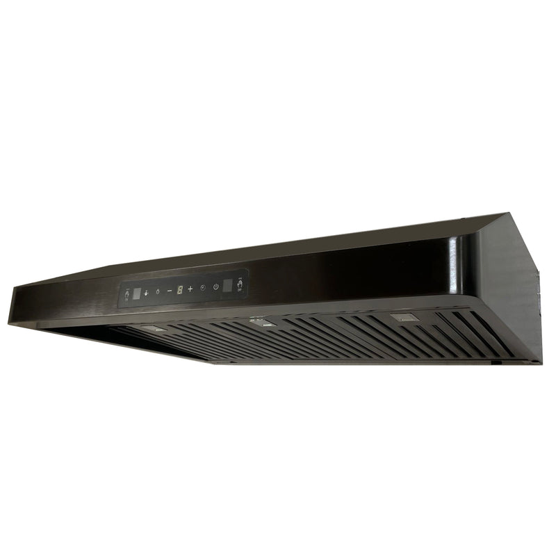 30" 800 CFM Black Stainless Steel Gesture Control Under Mount Range Hood PRO-BF15BS - RenoShop
