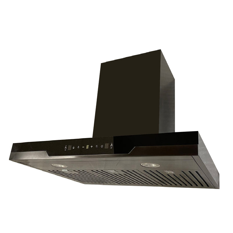 30" 850 CFM Black Stainless Steel Gesture Control Wall Mount Range Hood PRO-Z15BS - RenoShop