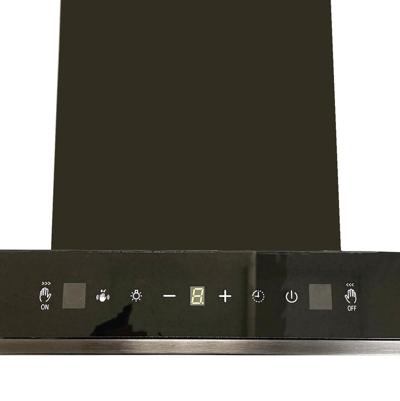 30" 850 CFM Black Stainless Steel Gesture Control Wall Mount Range Hood PRO-Z15BS - RenoShop