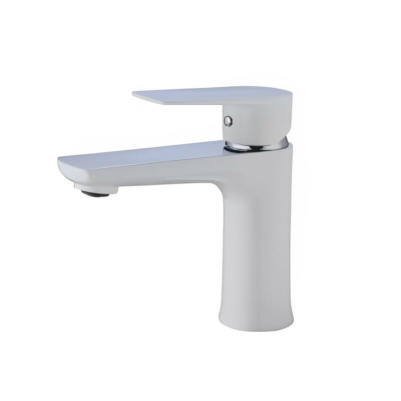 White Chrome Bathroom Faucet HT-8073 - RenoShop