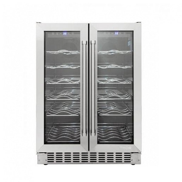 24" Dual Zone 36 Bottle Wine Cooler HWC2402U - RenoShop