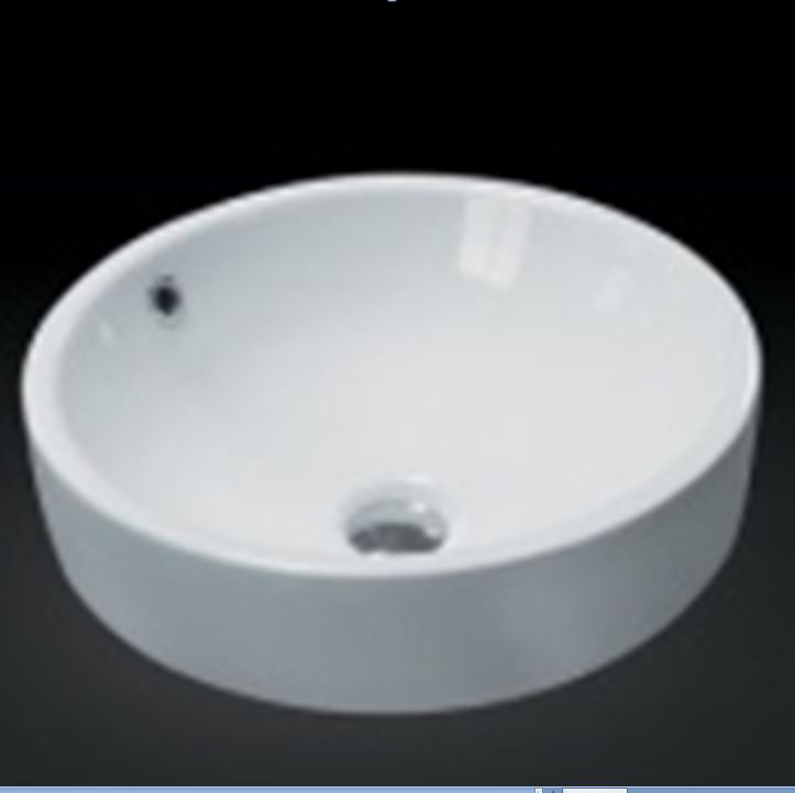 Crown K451-W Porcelain Bathroom Vessel Sink - RenoShop