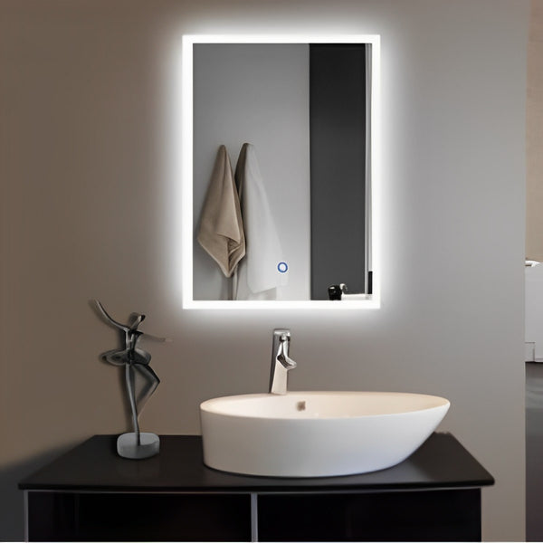 24" Vertical Hanging Mirror with LED Light MSL-112 - RenoShop
