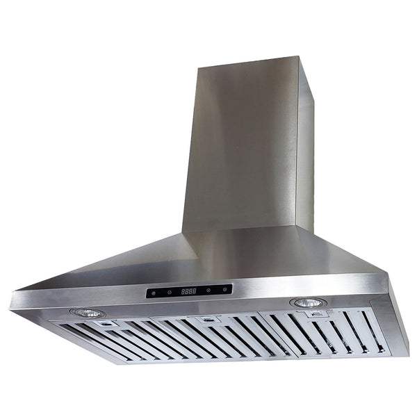 Crown PRO-B03/I/30 Professional 30" Stainless Steel Silver Island Mount Range Hood - RenoShop