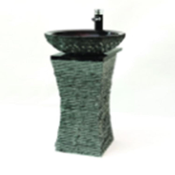 Blue Marquina Stone Pedestal Sink PSN040BS - RenoShop