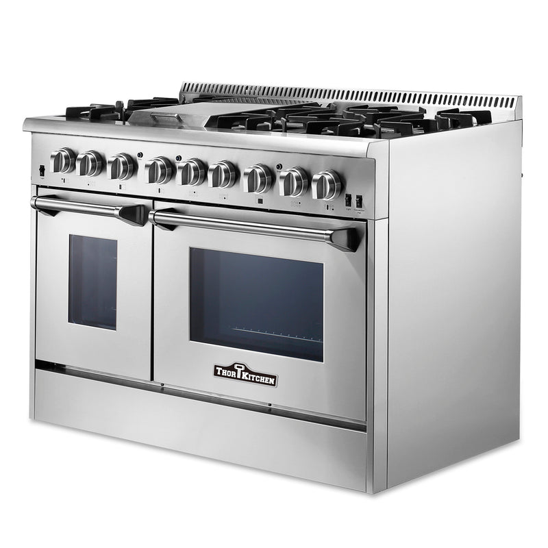 Thor Kitchen HRD4803U 2018 Model 48" Dual Fuel Double Oven Range - RenoShop
