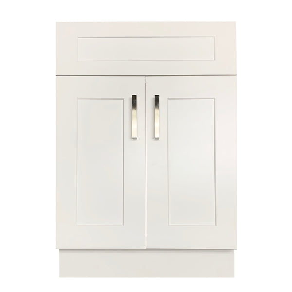 Crown VSB24 24" Solid Wood Bathroom Vanity with Quartz Top & Sink - RenoShop