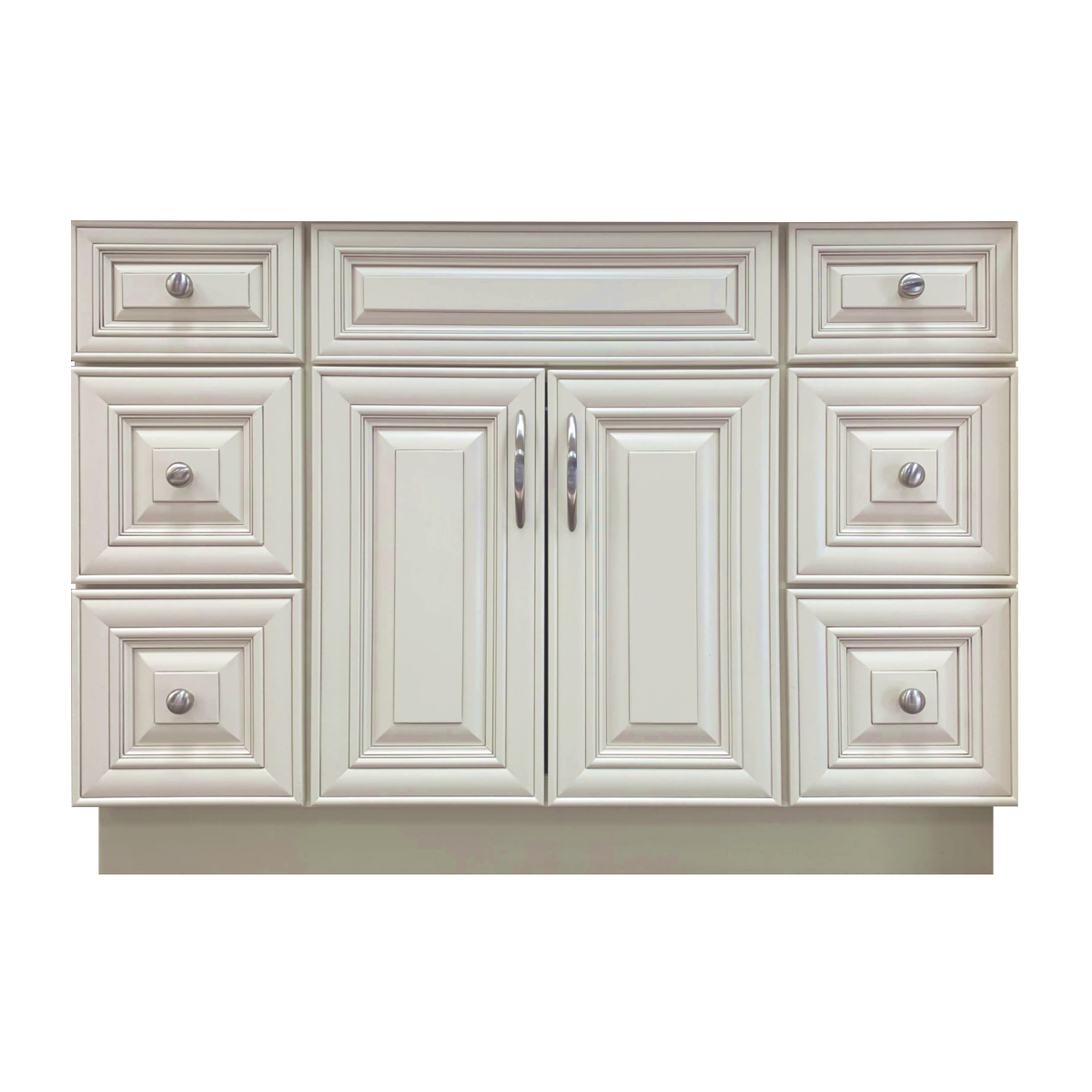 48 Inch Solid Wood Bathroom Vanity with Quartz Top & Sink
