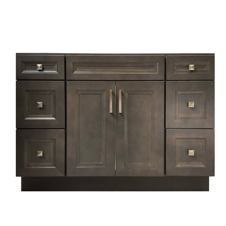 48 Inch Solid Wood Bathroom Vanity Cabinet Only, Crown VSD48