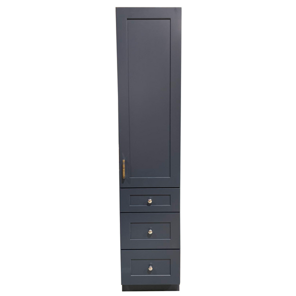18 Inch Solid Wood Bathroom Linen Tower LC188421-NBS - RenoShop