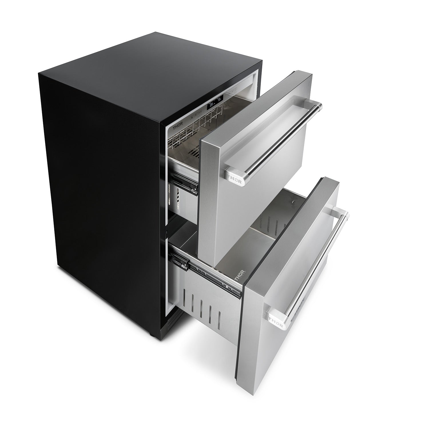 24" Indoor Outdoor Refrigerator Drawer in Stainless Steel TRF24U - RenoShop
