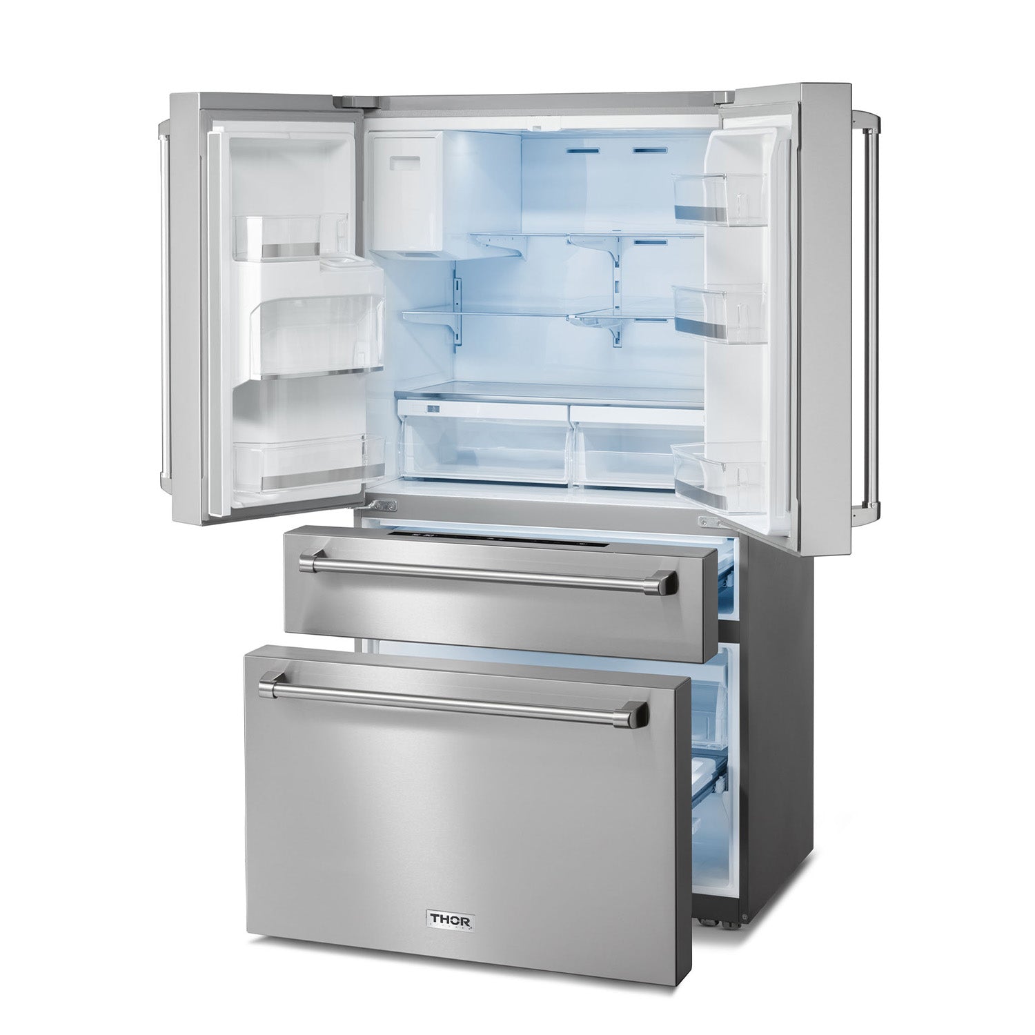 36" Professional French Door Refrigerator with Ice & Water Dispenser TRF3601FD - RenoShop