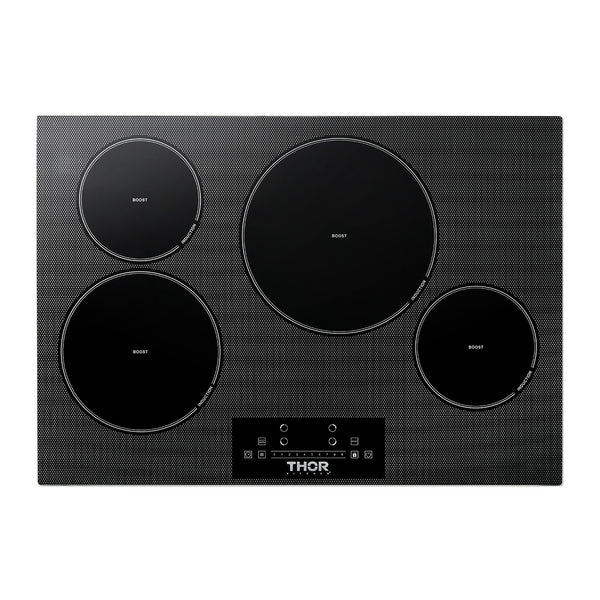 30 Inch Induction Cooktop in Black with 4 Elements TIH30 - RenoShop