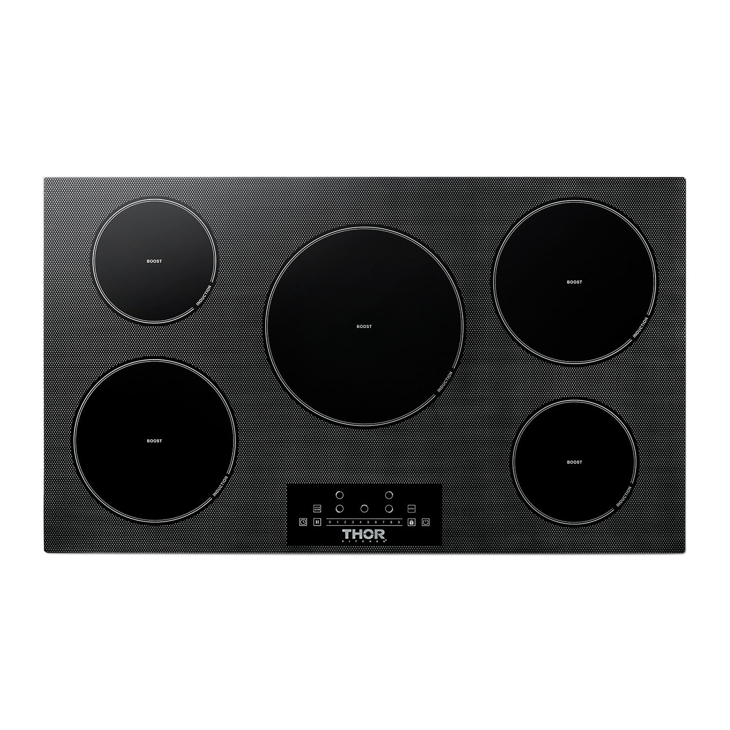 36 Inch Induction Cooktop in Black with 5 Elements TIH36 - RenoShop